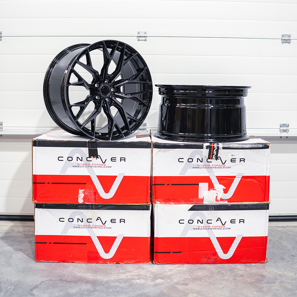 Image of Concaver CVR1 TWEEDE KANS Velgen 2x 20x10.5 ET30 + 2x 20x10.5 ET39 5x112 Double Tinted Black