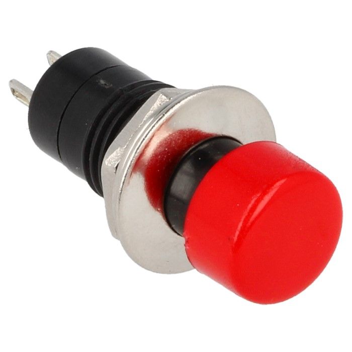 Image of QSP Schakelaar Zilver - Rood 10mm