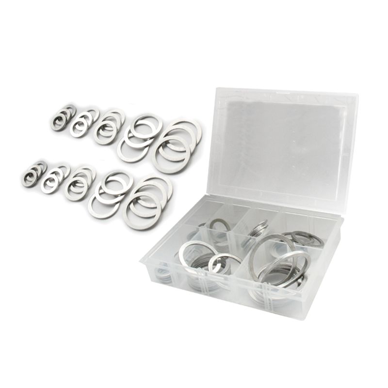 Image of QSP O-Ring Assortimentsdoos 70 Stuks Zilver Aluminium