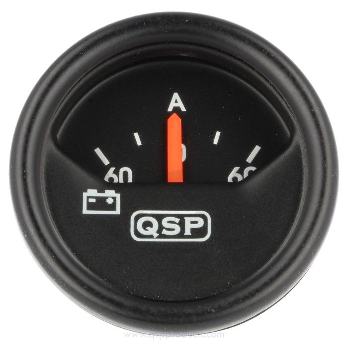 Image of QSP Meter Zwart 52mm Ampere