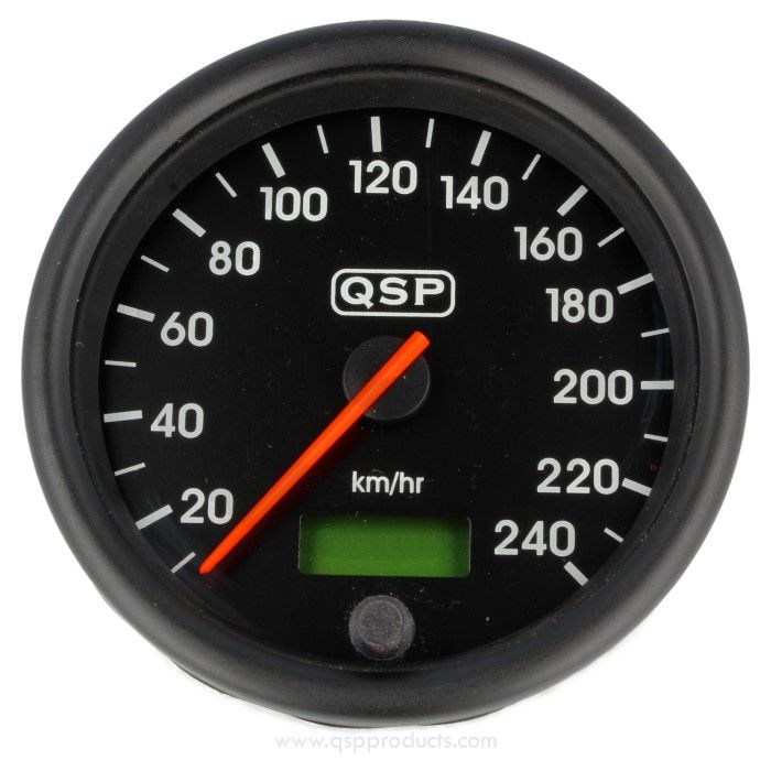 Image of QSP Meter Zwart 100mm Snelheidsmeter
