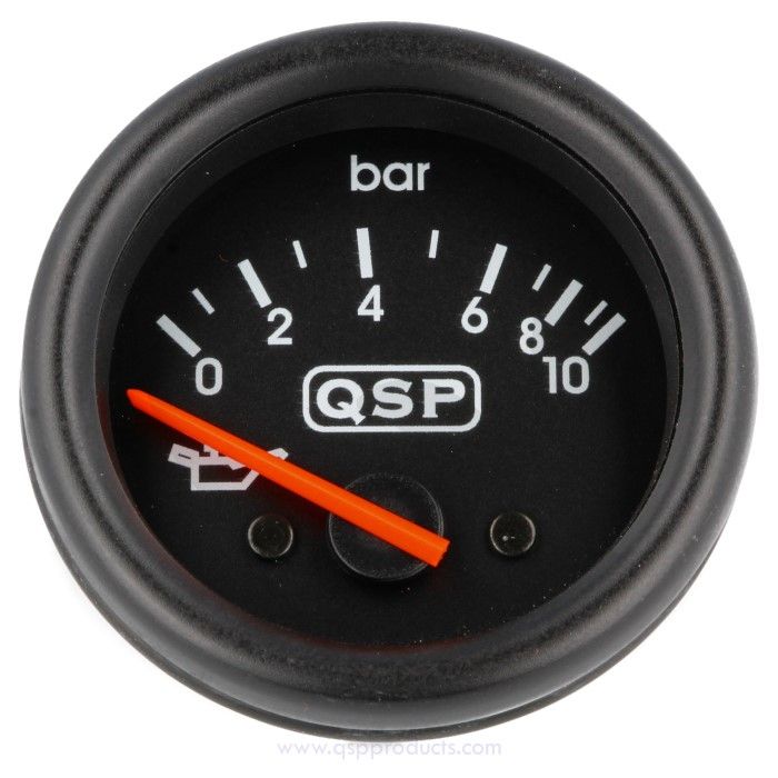 Image of QSP Meter Zwart 52mm Oliedruk