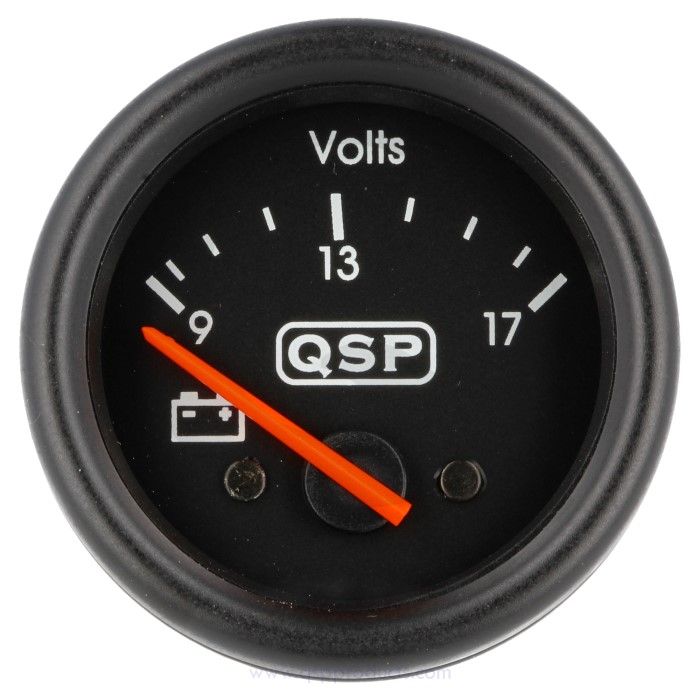Image of QSP Meter Zwart 52mm Voltage