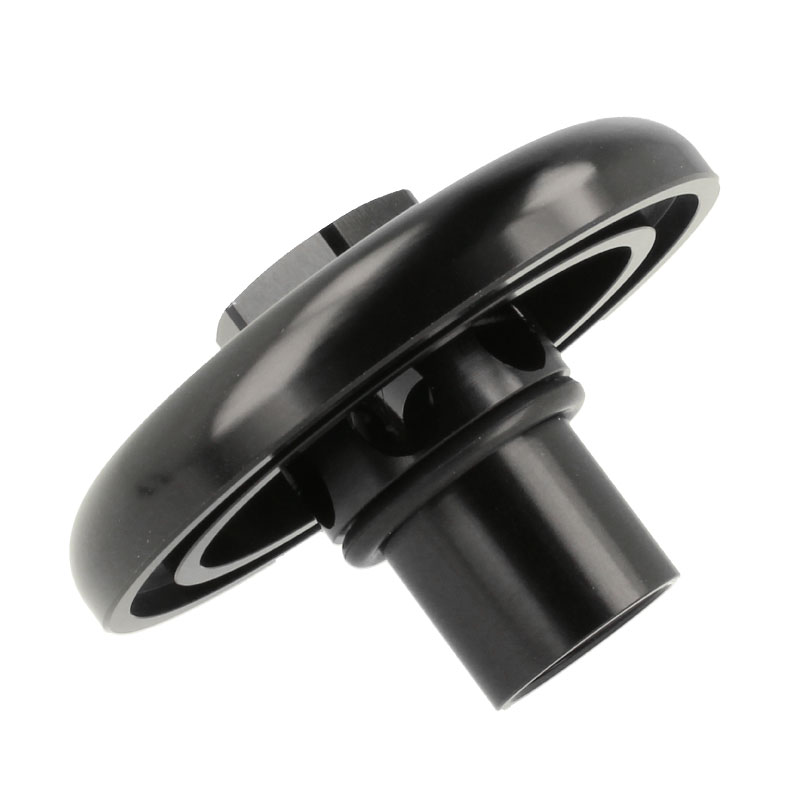 Image of QSP Sandwichplaat afdekking M20x1.5 Zwart Aluminium