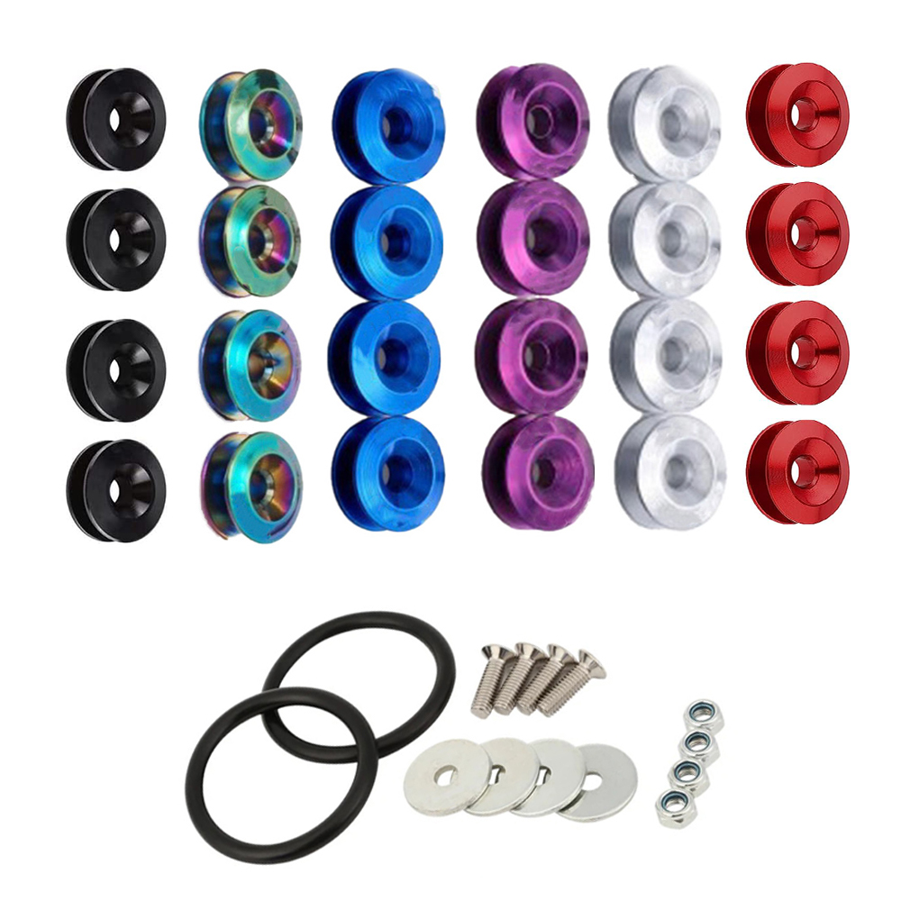 Image of SK-Import Voor en Achter Bumper Snelkoppelingen Rivet Style Aluminium