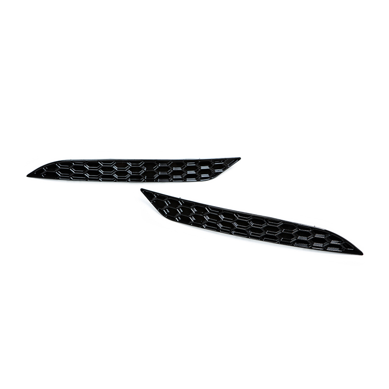 Image of Acexxon Achter Reflector Inzetstuk Honeycomb Style Glanzend Zwart Kunststof BMW 2-serie