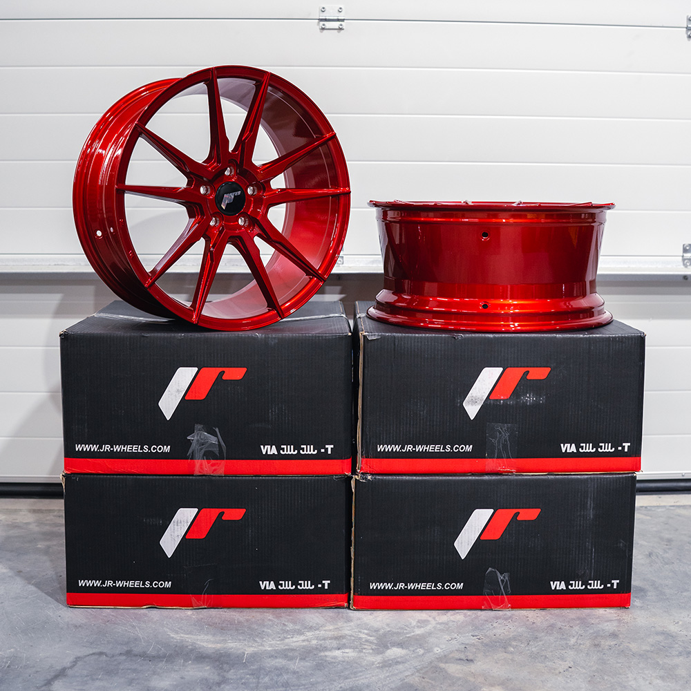 Image of JR-Wheels JR21 TWEEDE KANS Velgen 19 Inch 8.5J ET43 5x112 Candy Red