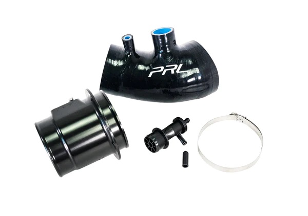 Image of PRL Motorsport MAF-behuizing conversiekit High Volume Zwart Aluminium Honda Civic