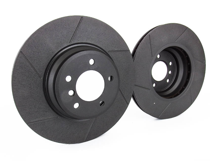 Image of Rotinger Achter Remschijven Graphite Line T5 Sport geboord gegroefd Zwart 282mm Honda Integra