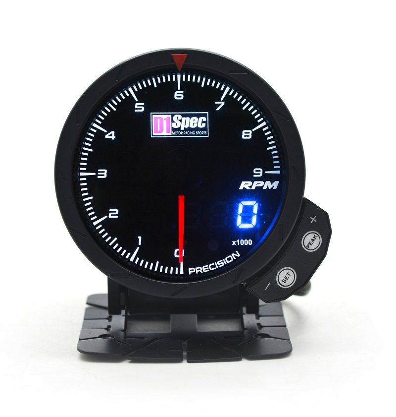 Image of D1 Spec Meter Version 3 Zwart 60mm Toerenteller