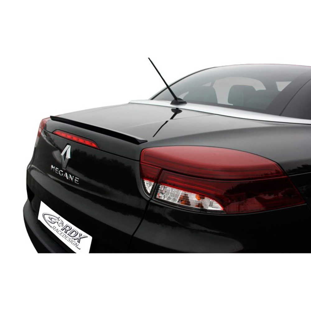 Image of RDX Racedesign Achter Koffer Spoiler Ongeverfd ABS Plastic Renault Mégane