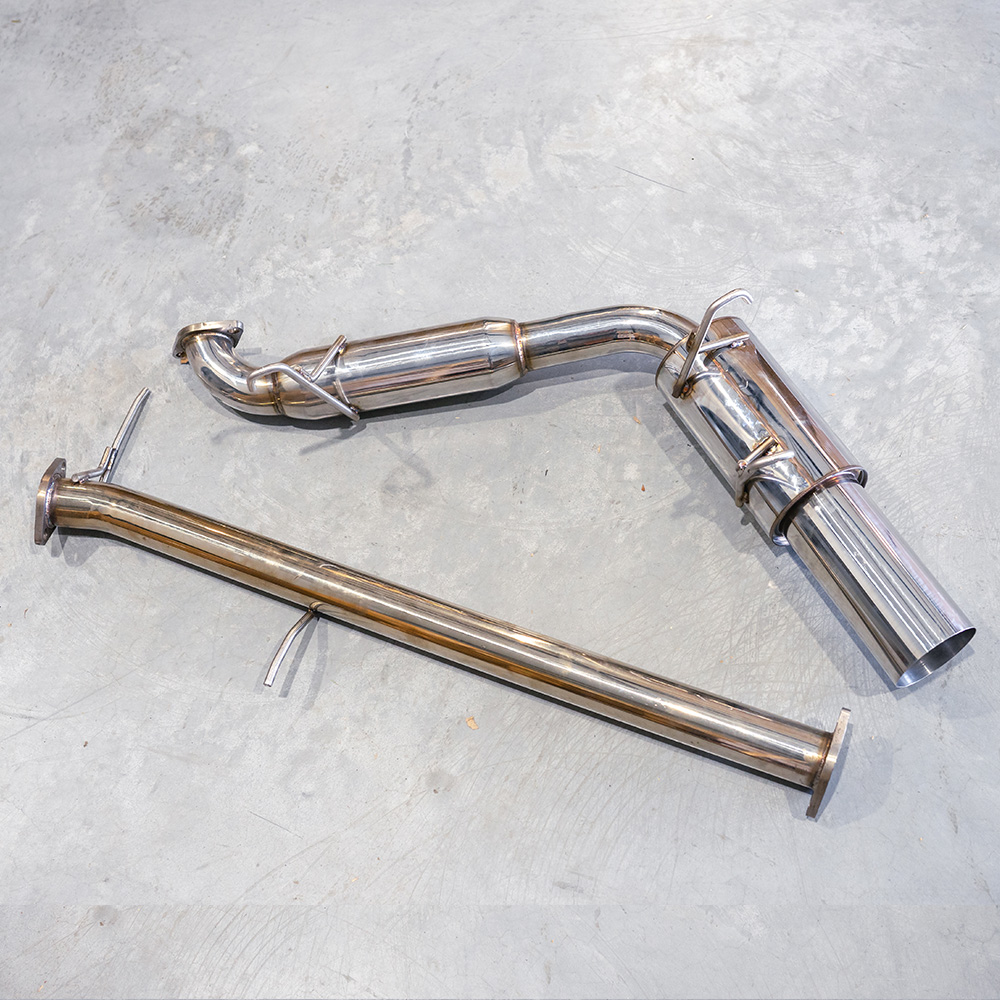 Image of SK-Import Cat-back Uitlaatsysteem TWEEDE KANS Roestvrij Staal Mazda MX-5