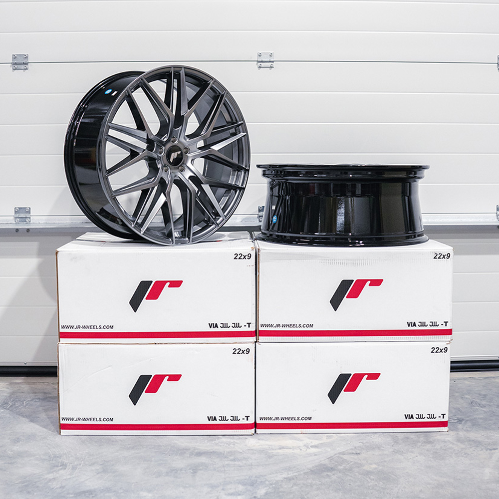 Image of JR-Wheels JR28 TWEEDE KANS Velgen 22 Inch 9J ET35 5x108 Hyper Black
