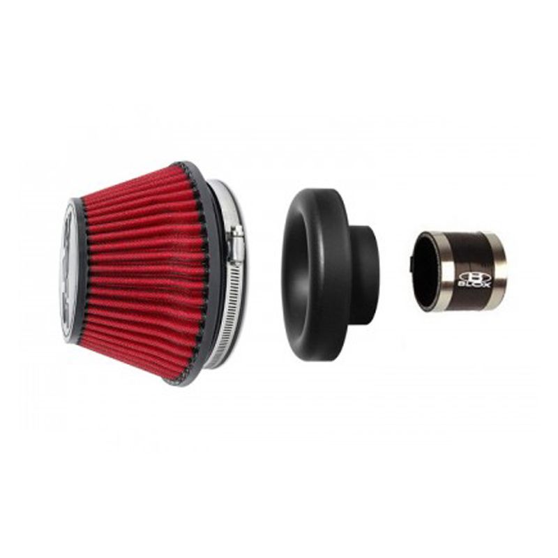Image of Blox Racing Luchtfilter Kit Velocity Stack & Air Filter Combo Zwart