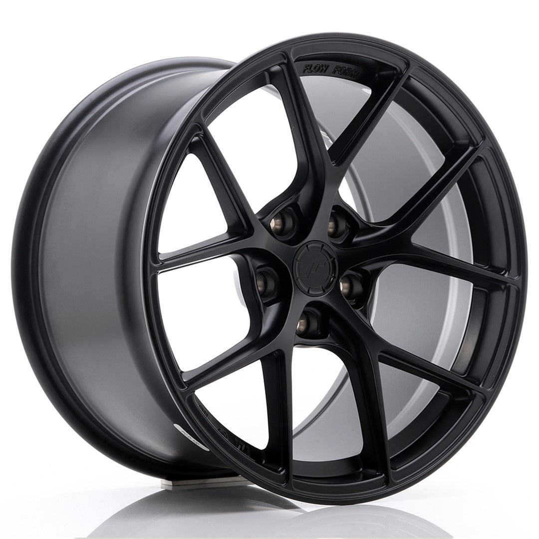 Image of JR-Wheels SL01 Super Light Velgen 18 Inch 10.5J ET25 5x120 Flow Form Flat Black