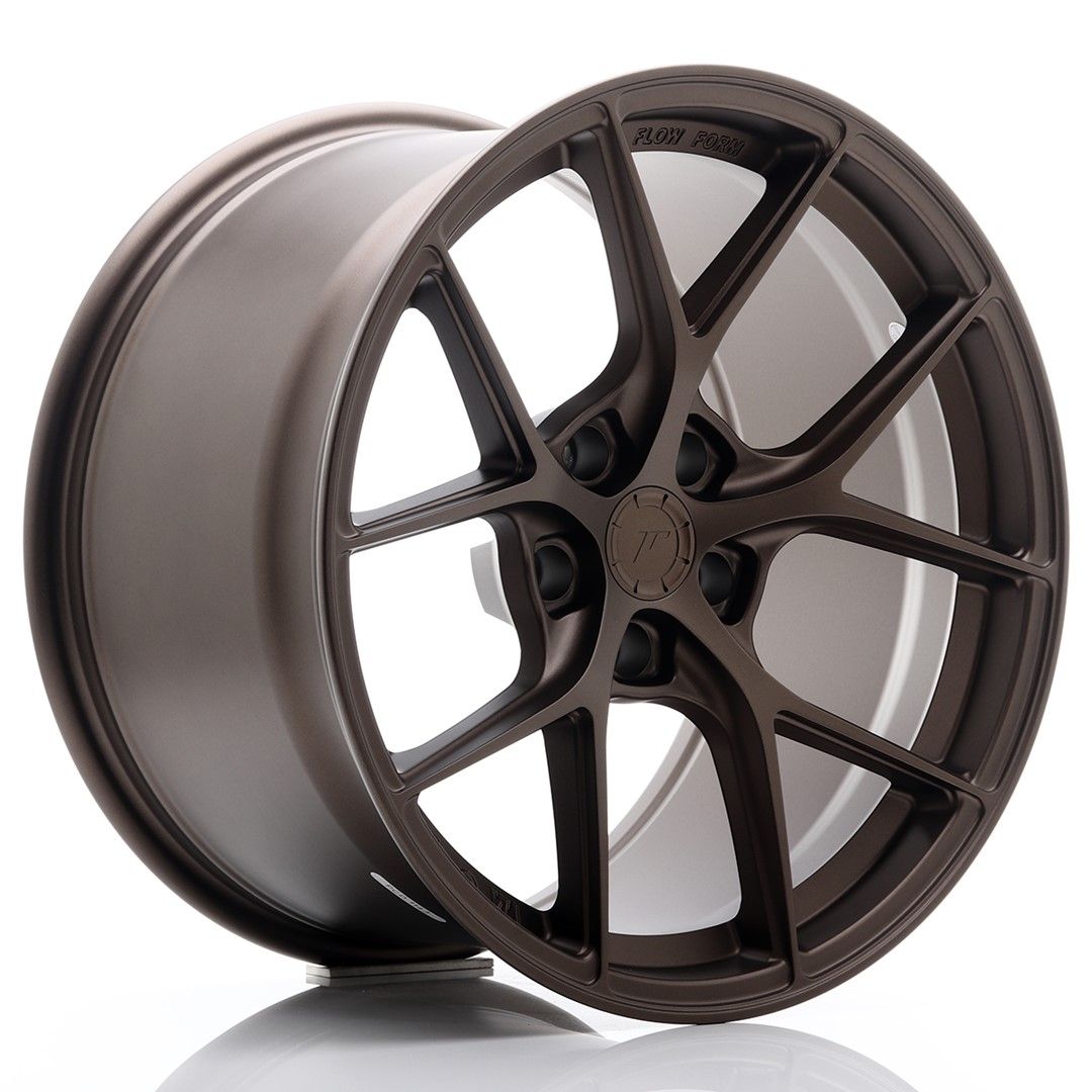Image of JR-Wheels SL01 Super Light Velgen 18 Inch 10.5J ET25 5x120 Flow Form Flat Bronze