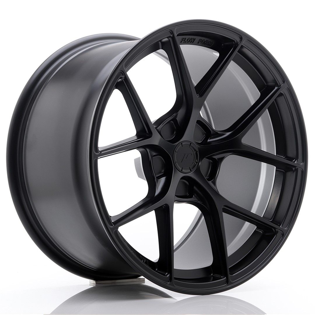 Image of JR-Wheels SL01 Super Light Velgen 18 Inch 10.5J ET25-38 Custom PCD Flow Form Flat Black