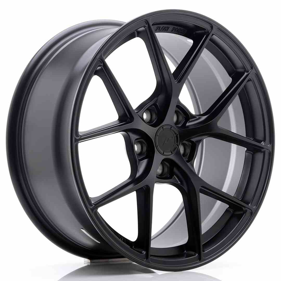 Image of JR-Wheels SL01 Super Light Velgen 18 Inch 8J ET35 5x114.3 Flow Form Flat Black