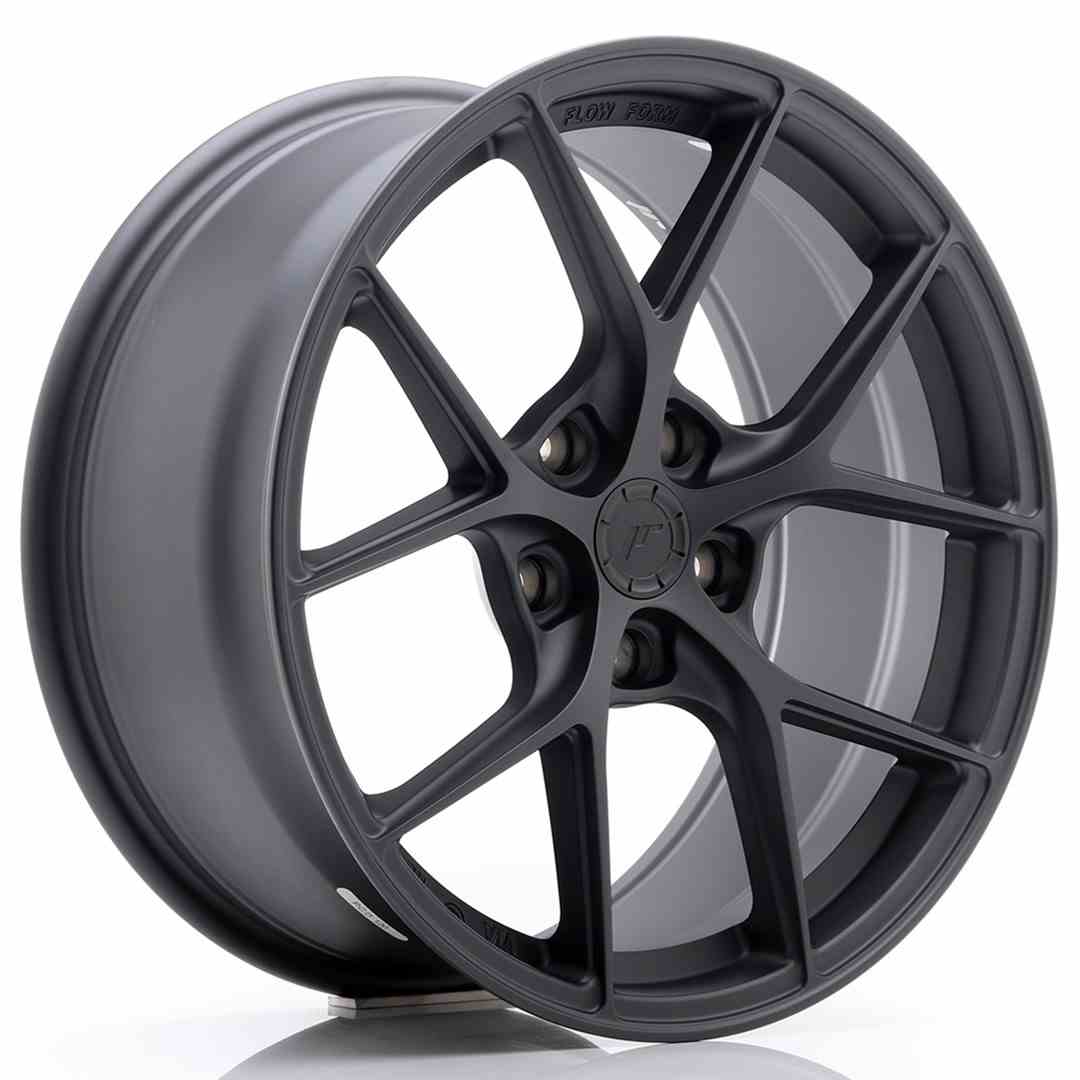 Image of JR-Wheels SL01 Super Light Velgen 18 Inch 8J ET40 5x114.3 Flow Form Flat Gun Metal