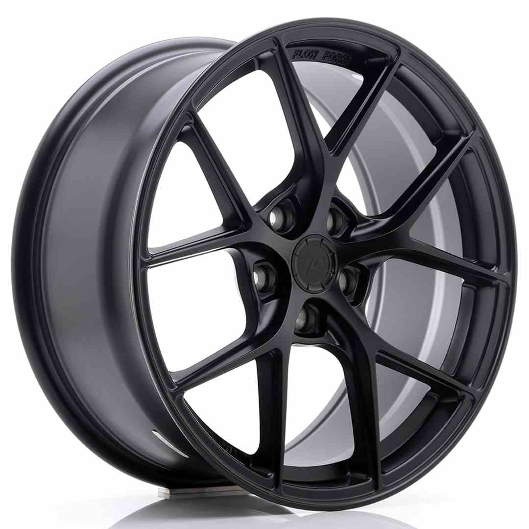 Image of JR-Wheels SL01 Super Light Velgen 18 Inch 8J ET40 5x120 Flow Form Flat Black