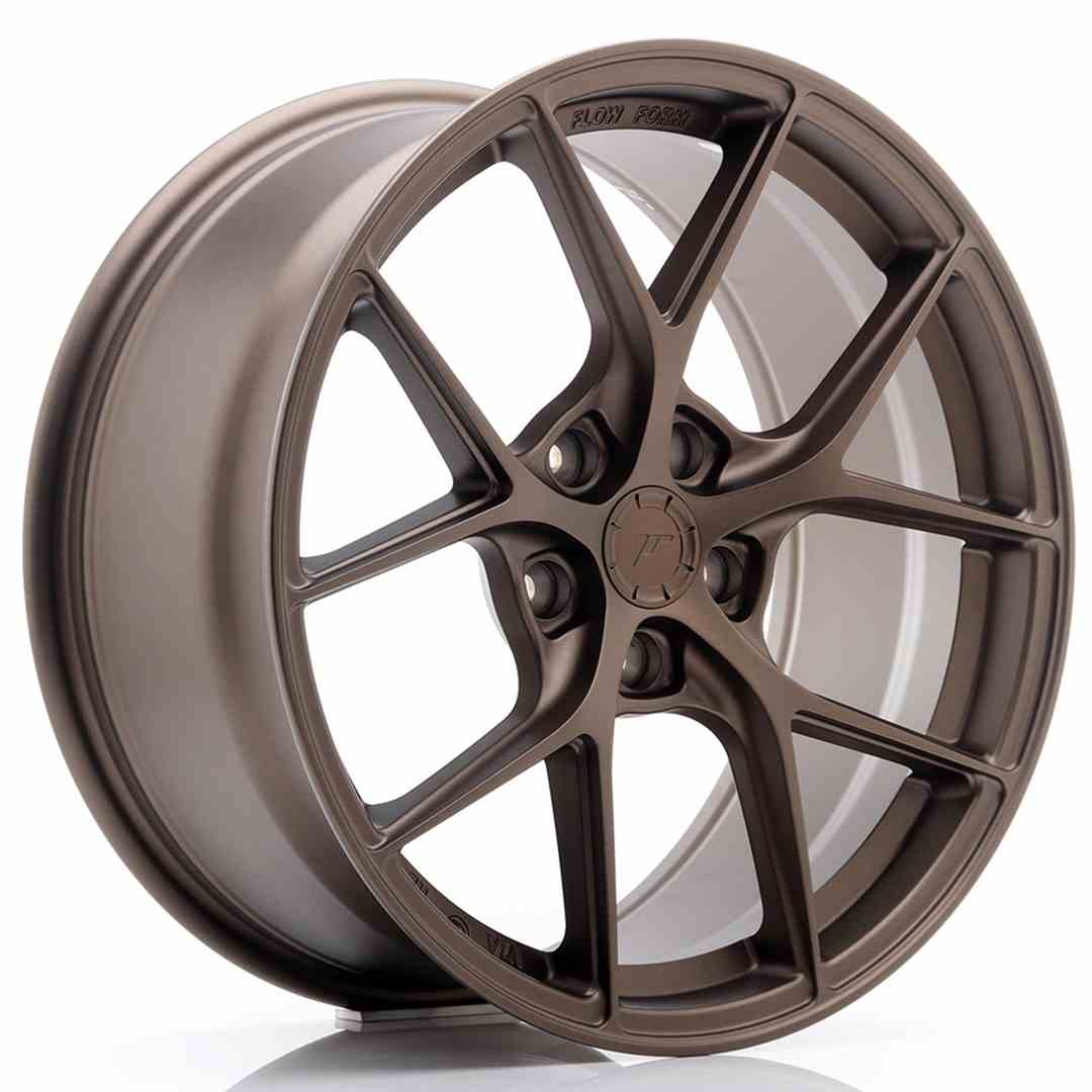 Image of JR-Wheels SL01 Super Light Velgen 18 Inch 8.5J ET42 5x100 Flow Form Flat Bronze