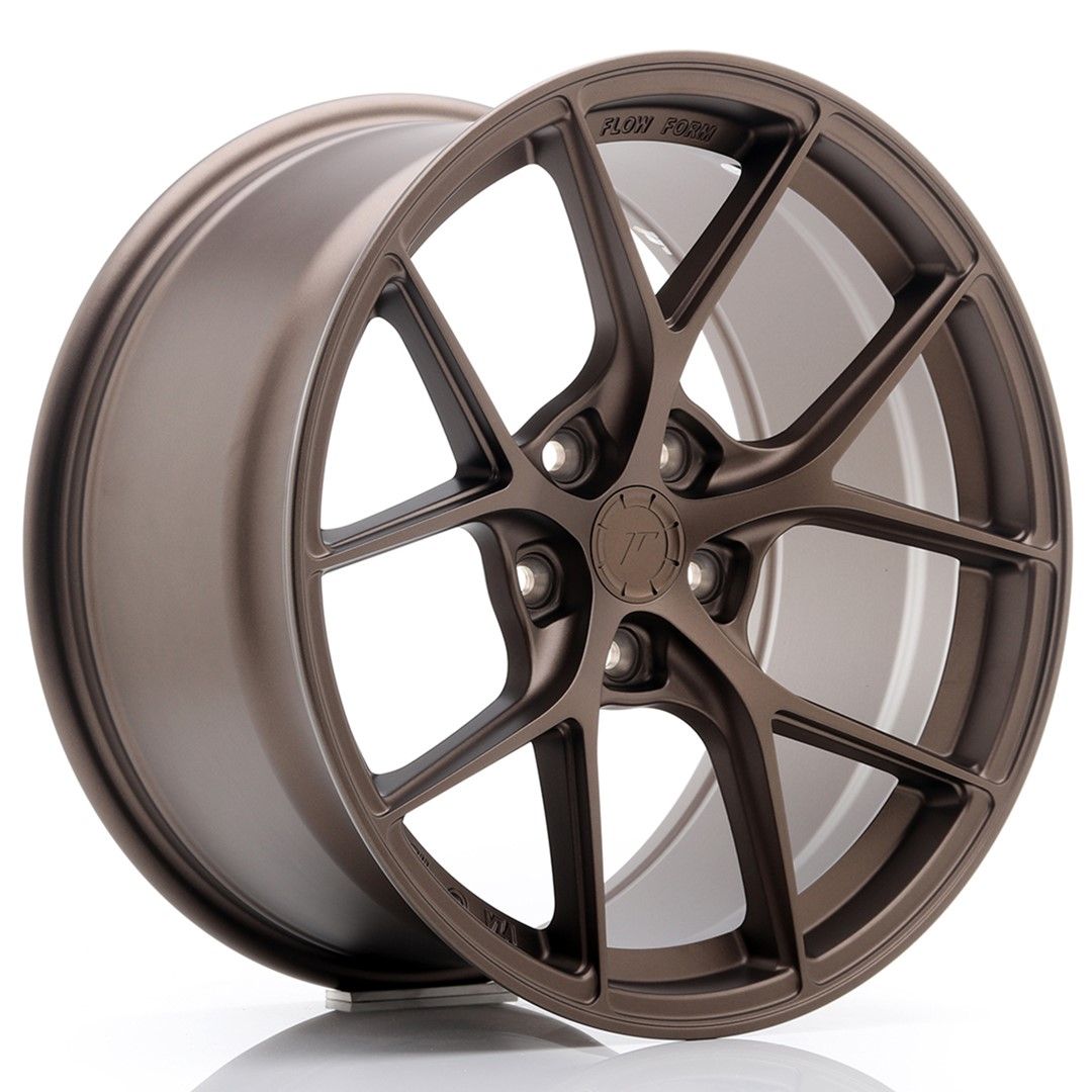 Image of JR-Wheels SL01 Super Light Velgen 18 Inch 9.5J ET38 5x120 Flow Form Flat Bronze
