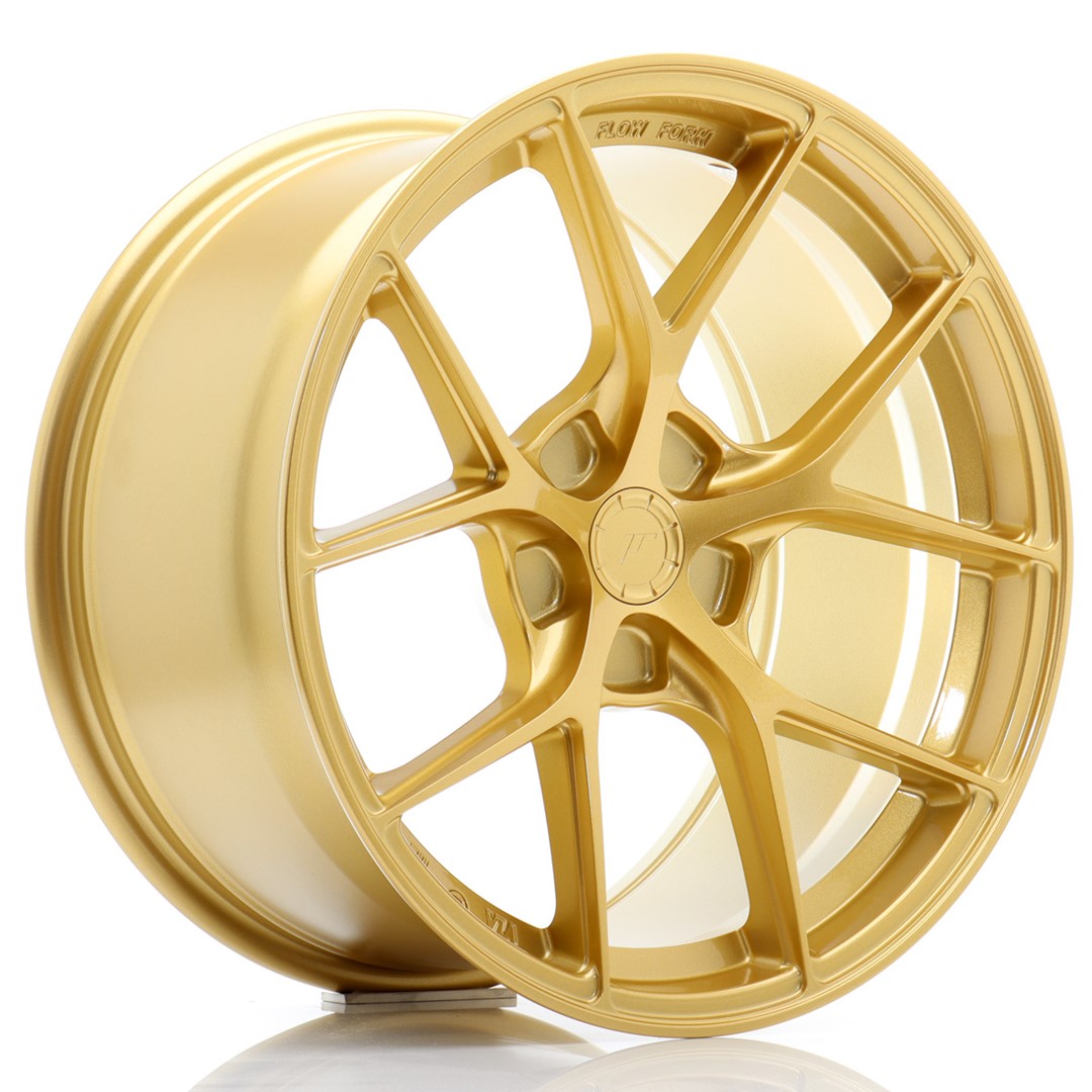 Image of JR-Wheels SL01 Super Light Velgen 18 Inch 9.5J ET25-38 Custom PCD Flow Form Gold