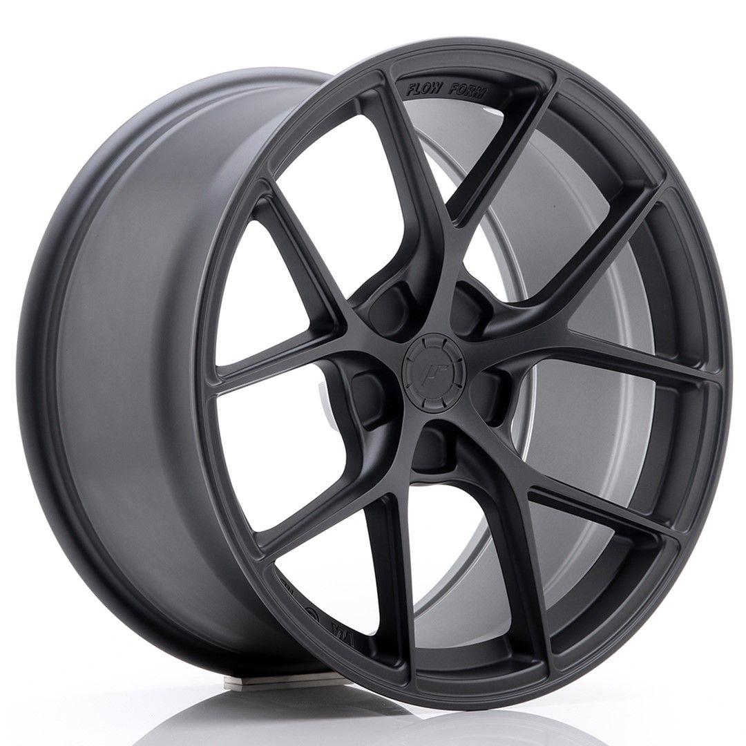 Image of JR-Wheels SL01 Super Light Velgen 18 Inch 9.5J ET25-38 Custom PCD Flow Form Flat Gun Metal