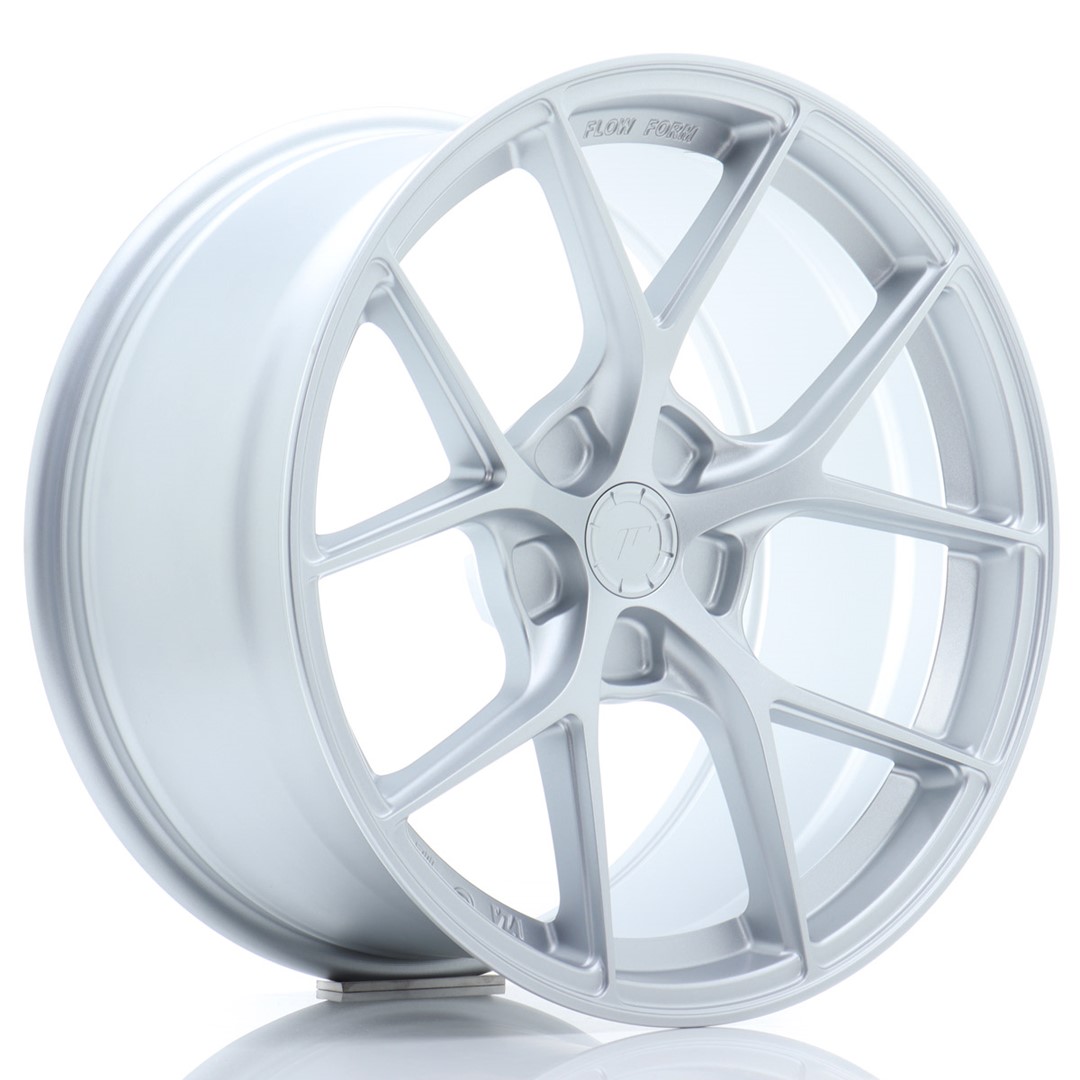 Image of JR-Wheels SL01 Super Light Velgen 18 Inch 9.5J ET25-38 Custom PCD Flow Form Flat Silver