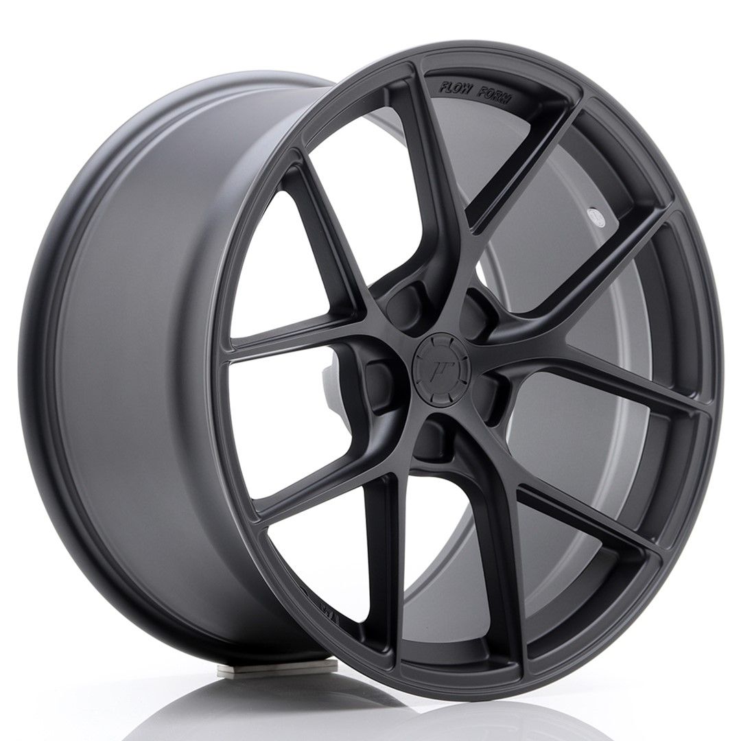 Image of JR-Wheels SL01 Super Light Velgen 19 Inch 10.5J ET25-40 Custom PCD Flow Form Flat Gun Metal