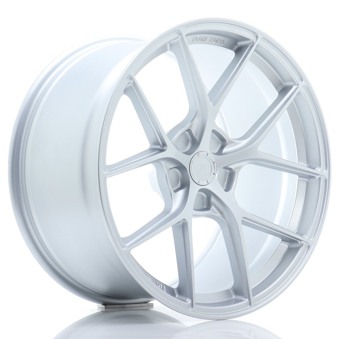 Image of JR-Wheels SL01 Super Light Velgen 19 Inch 10.5J ET25-40 Custom PCD Flow Form Flat Silver