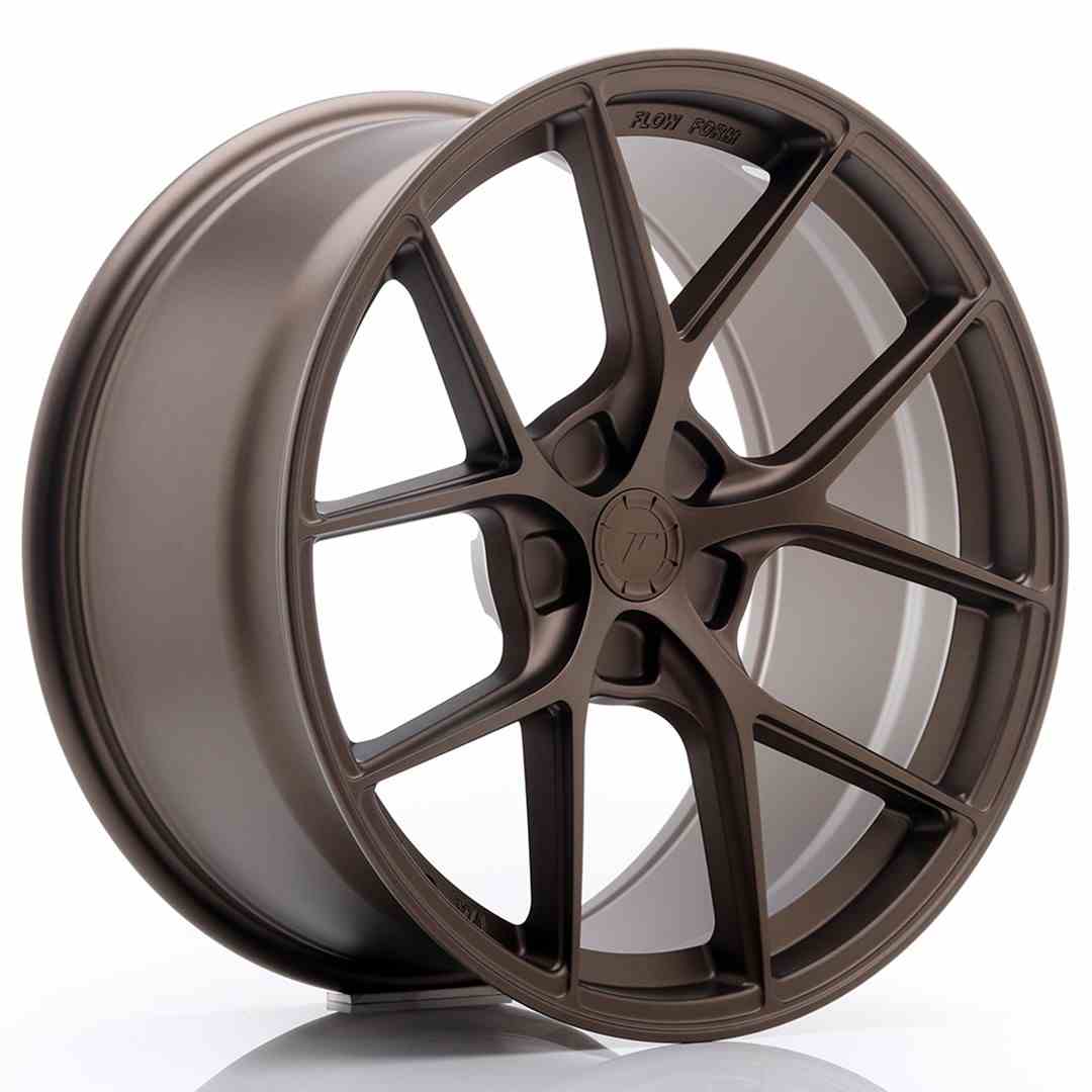 Image of JR-Wheels SL01 Super Light Velgen 19 Inch 9J ET20-35 Custom PCD Flow Form Flat Bronze