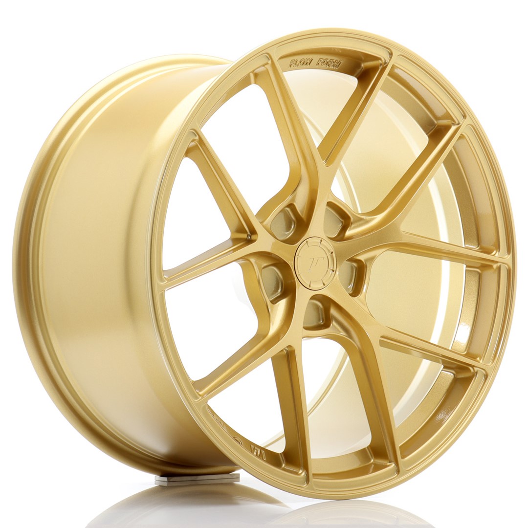 Image of JR-Wheels SL01 Super Light Velgen 19 Inch 9.5J ET25-40 Custom PCD Flow Form Gold
