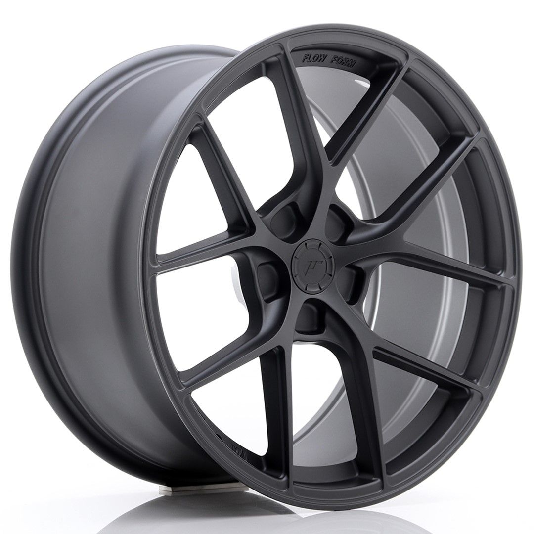 Image of JR-Wheels SL01 Super Light Velgen 19 Inch 9.5J ET25-40 Custom PCD Flow Form Flat Gun Metal