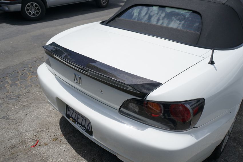 Image of CarbonWorks Achter Spoiler TD Style Achterklep Carbon Honda S2000