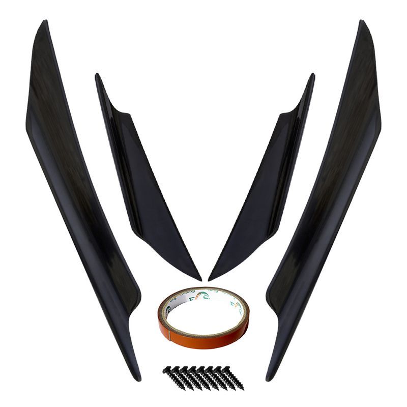Image of Simoni Racing Canards Zwart ABS Plastic