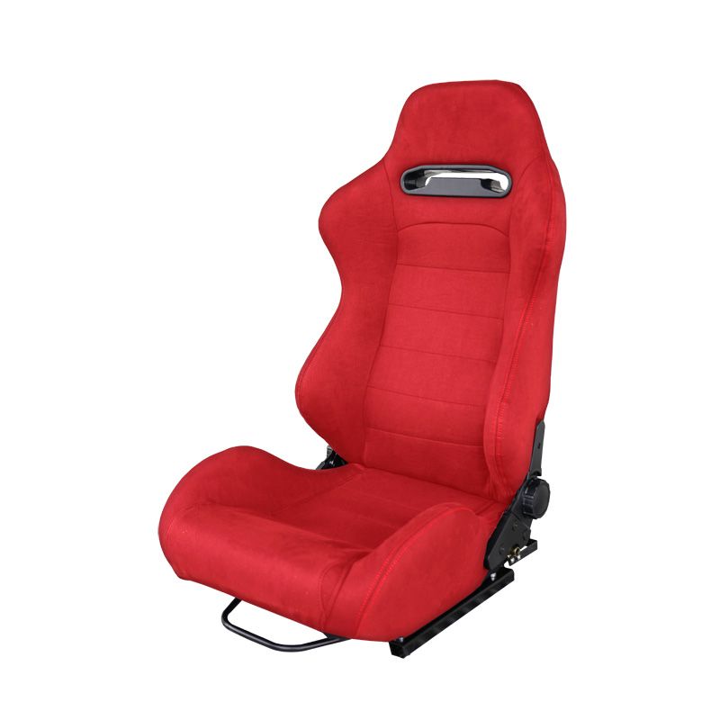 Image of Simoni Racing Verstelbare Stoel Rode Kruisstiksel Type-R Style Rood