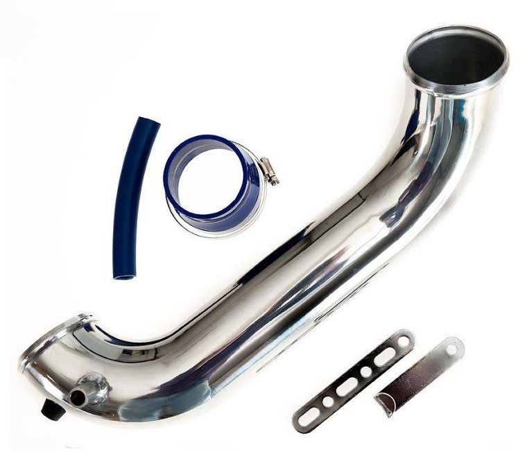 Image of SK-Import Short Lucht Inlaat Machined 76mm Aluminium Honda Civic