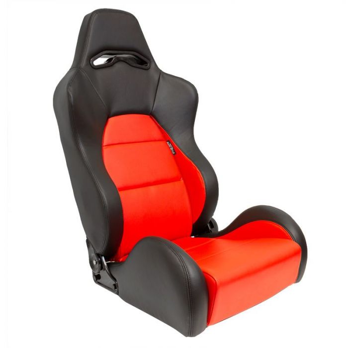 SK-Import Stoel Eco Style Verstelbaar Zwart - Rood Kunstleer