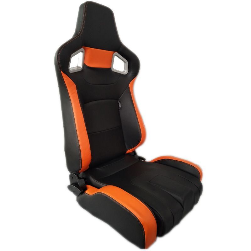 Image of SK-Import Verstelbare Stoel RS6 II Oranje Kruisstiksel Zwart - Oranje