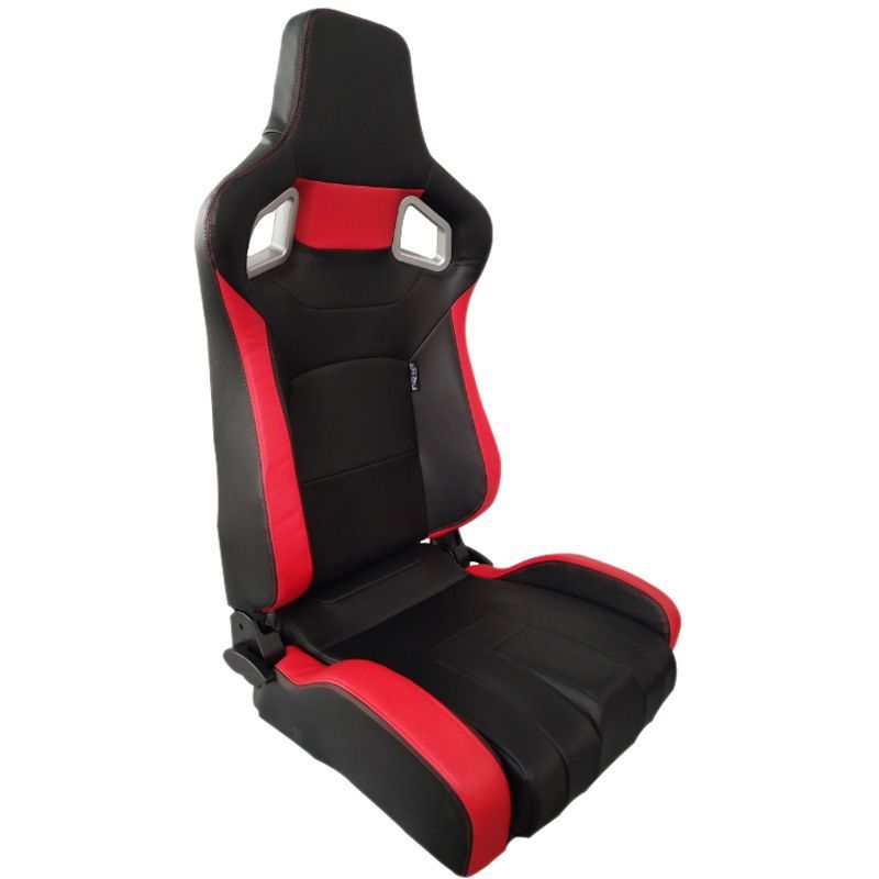 Image of SK-Import Verstelbare Stoel RS6 II Rode Kruisstiksel Zwart - Rood