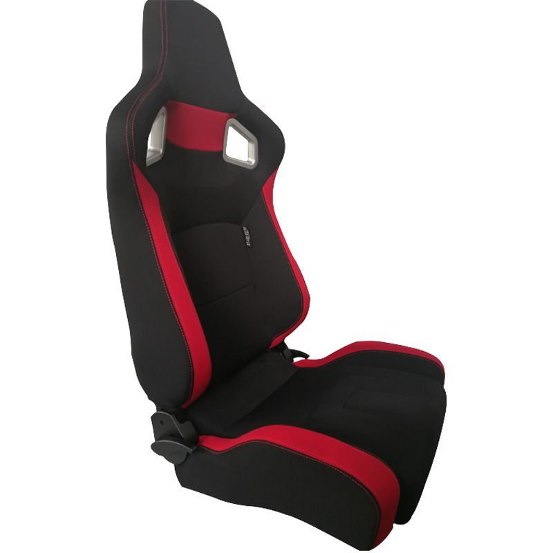 Image of SK-Import Verstelbare Stoel RS6 II Rode Kruisstiksel Zwart - Rood