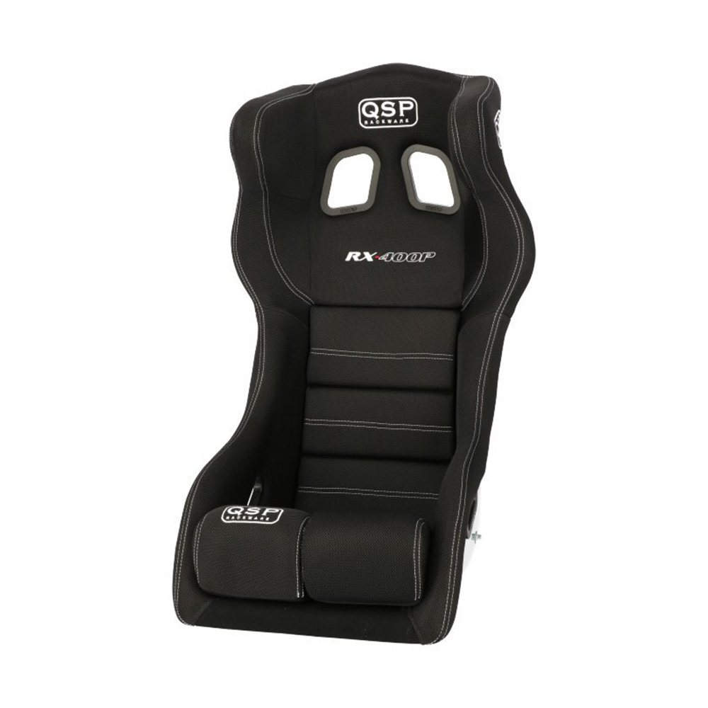 Image of QSP Kuipstoel RX-400P Witte kruisstiksel Big Zwart Geperforeerd polyester