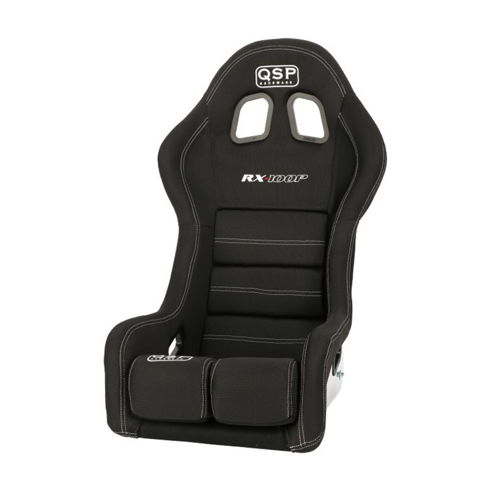 Image of QSP Kuipstoel RX-100P Witte kruisstiksel Big Zwart Geperforeerd polyester