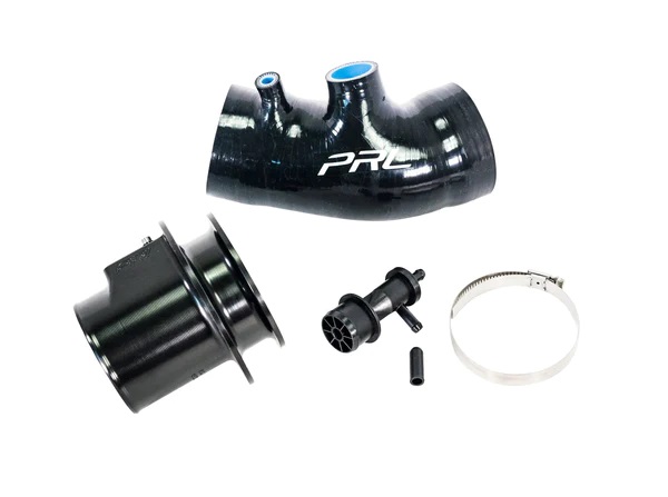 Image of PRL Motorsport MAF-behuizing conversiekit High Volume Zwart Aluminium Honda Civic