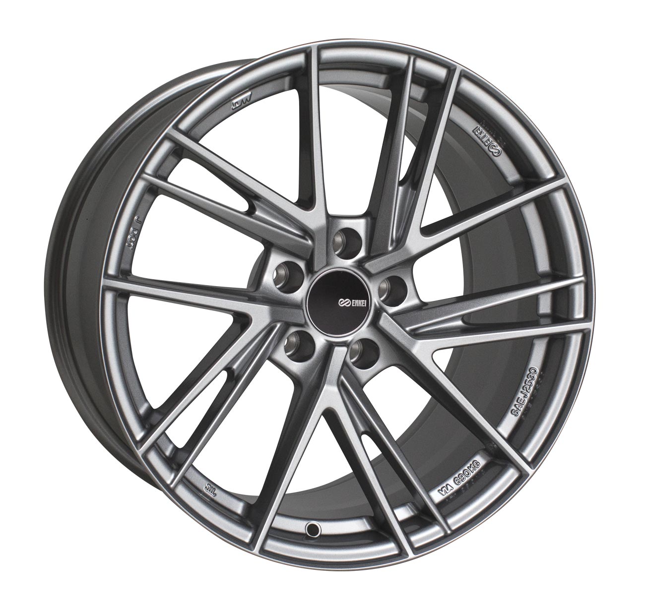 Image of Enkei TD5 Velgen 18 Inch 9.5J ET15 5x114.3 Storm Gray