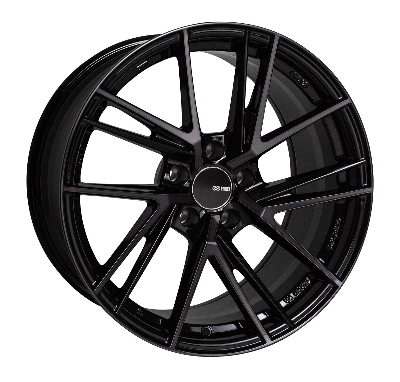 Image of Enkei TD5 Velgen 18 Inch 9.5J ET45 5x100 Black Machined