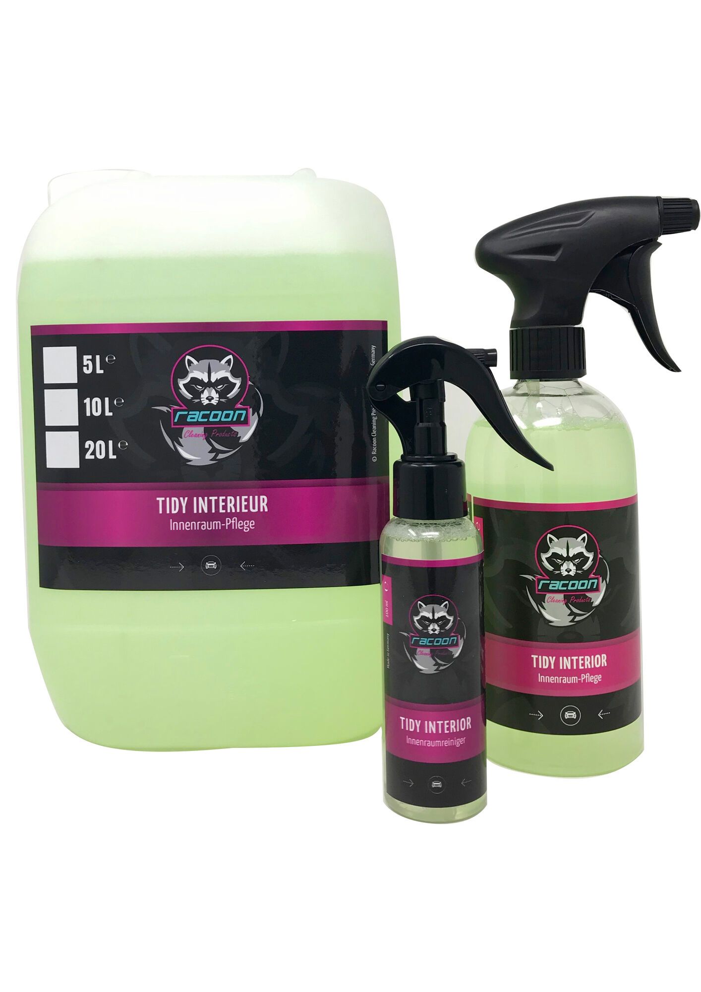 Image of Racoon Tidy Interior Cleaner Groen