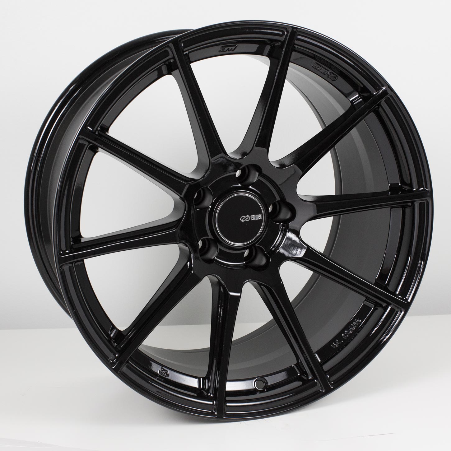 Image of Enkei TS10 Velgen 18 Inch 8J ET45 5x112 Gloss Black