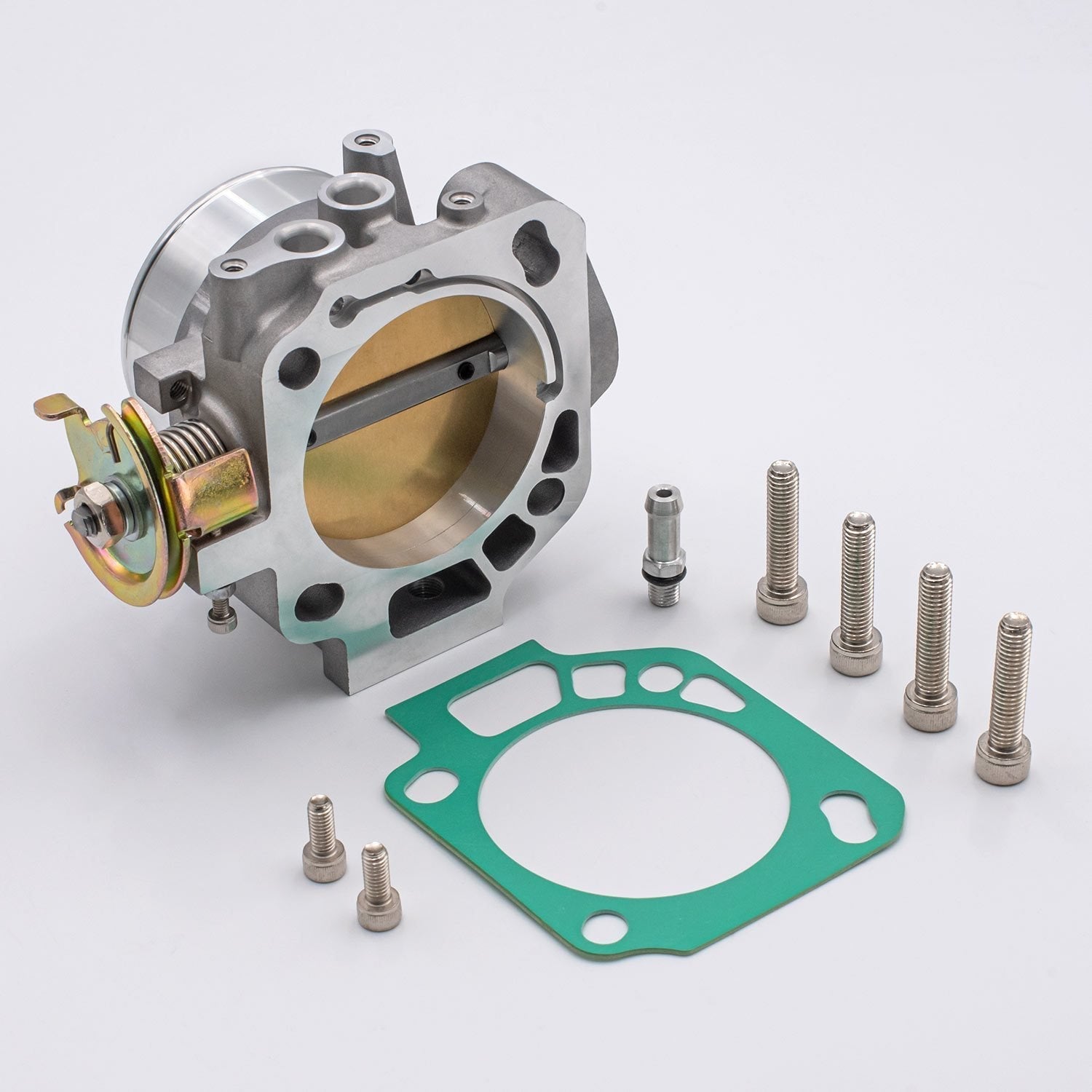 Blox Racing Gasklep Tuner Series Dual Pattern Zilver 72mm Aluminium Honda